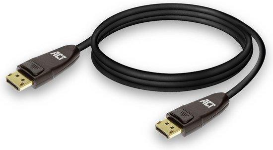 Aanbieding Displayport kabels. ACT 8K Displayport kabel M/M 3m