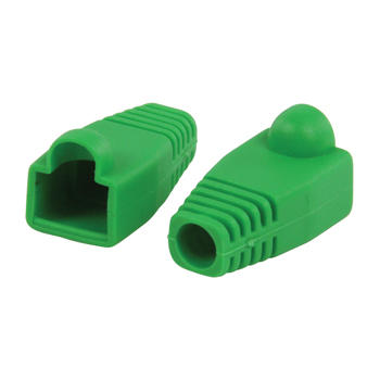 Aanbieding Connectoren. groene UTP connector huls