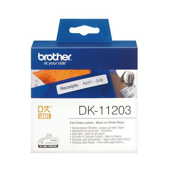 Aanbieding Labels. Brother Map label 17x87mm wit