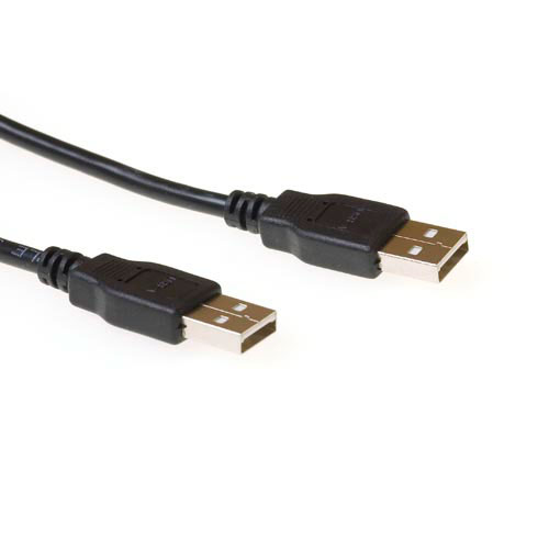 Aanbieding USB kabels. ACT USB A naar A M/M 3m