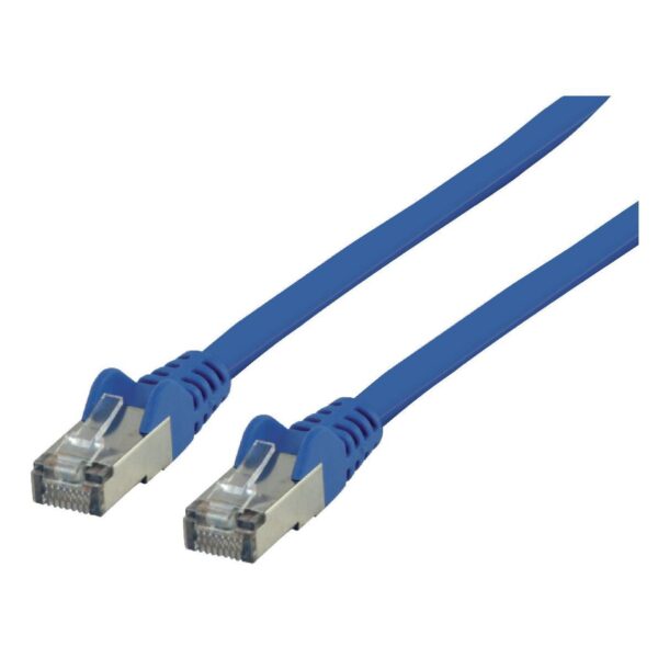 Aanbieding Netwerkkabels. Valueline FTP CAT6 blauw plat 3m
