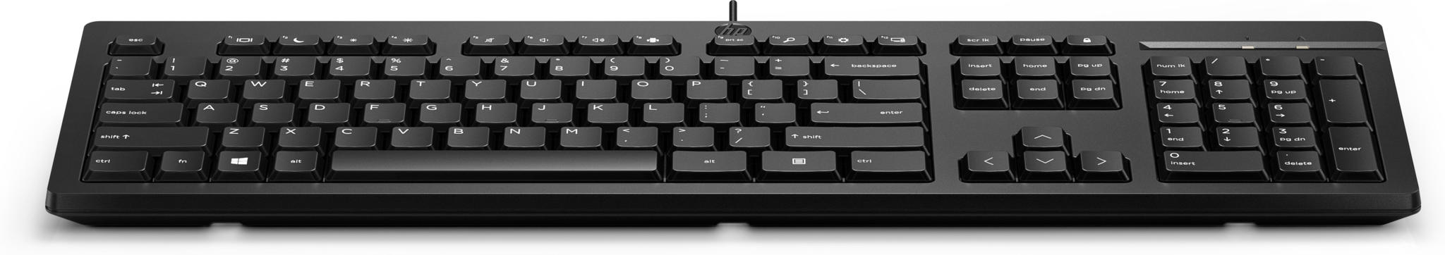 Aanbieding Toetsenborden. HP 125 toetsenbord zwart