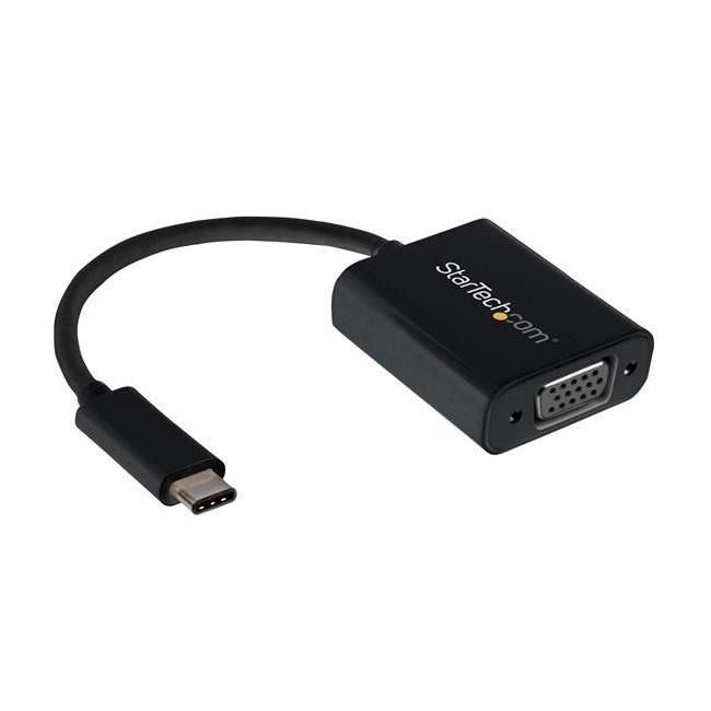Aanbieding USB converters. StarTech USB-C naar VGA kabel zwart