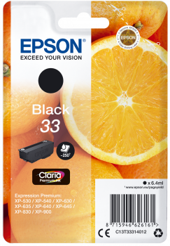 Aanbieding Cartridges. Epson 33 zwart