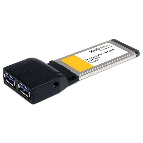 Aanbieding Insteekkaarten. StarTech 2-poorts USB 3.0 expressCard met UASP