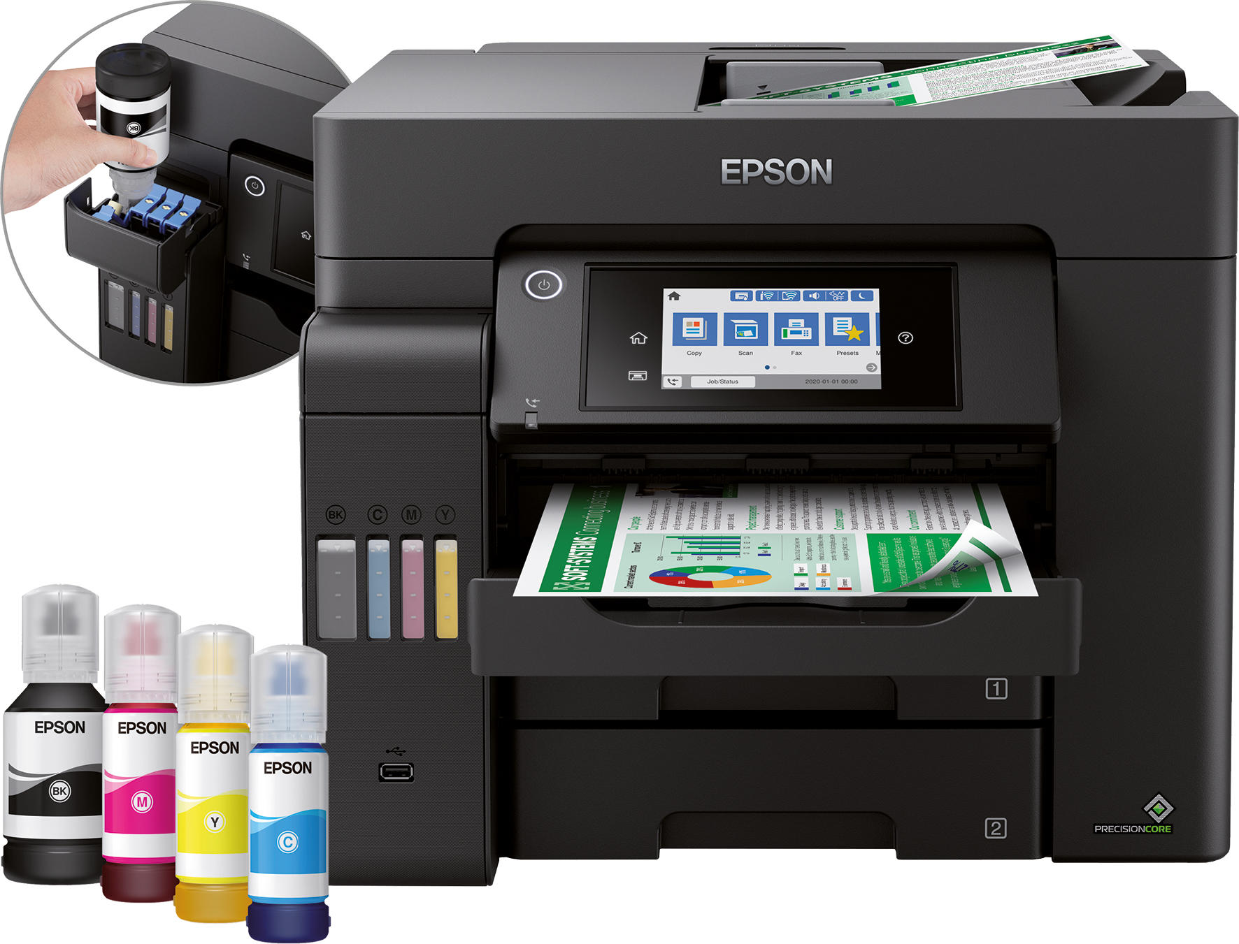 Aanbieding Printers. Epson EcoTank ET-5850 printer