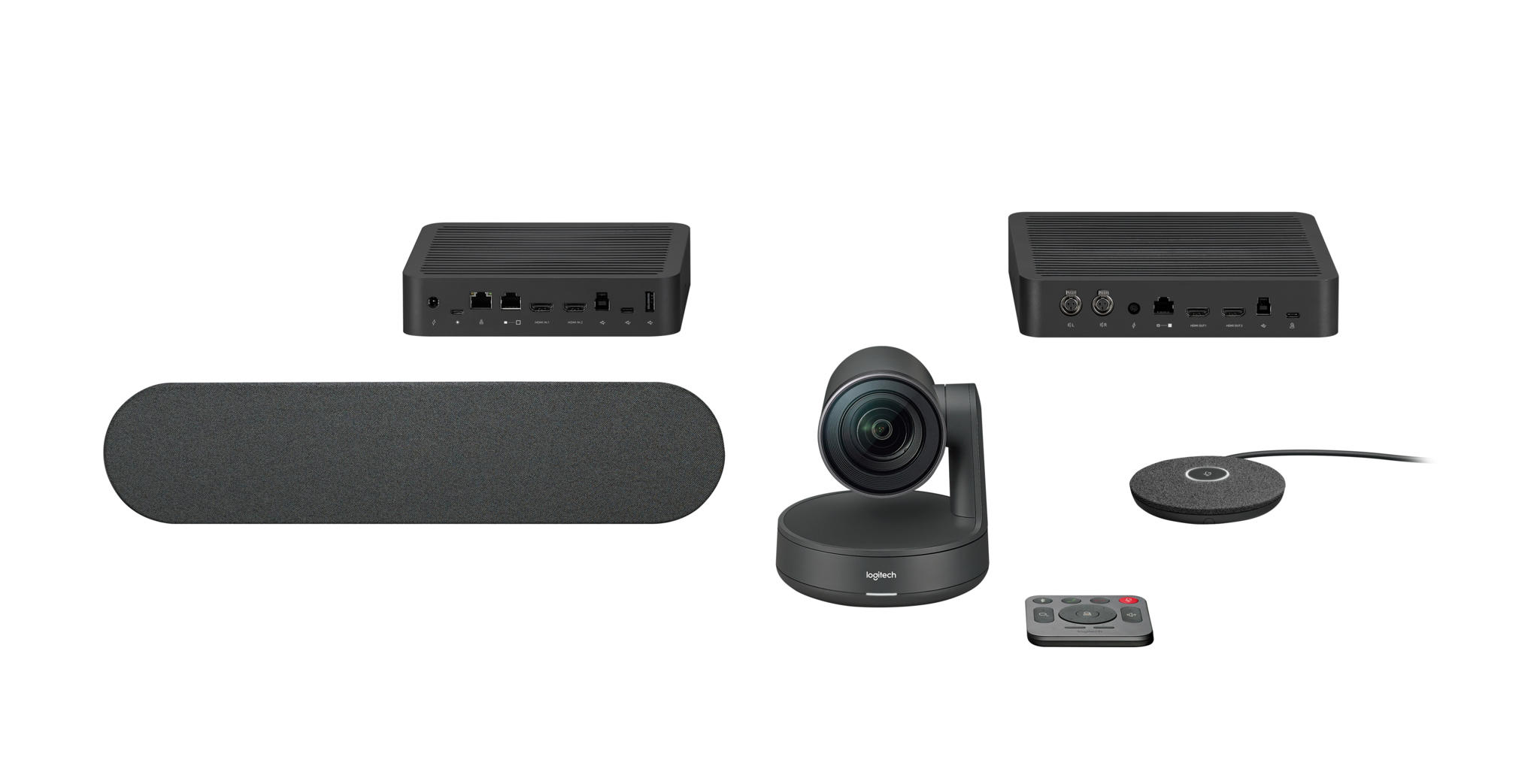 Aanbieding Webcams. Logitech Rally Plus videovergadersysteem