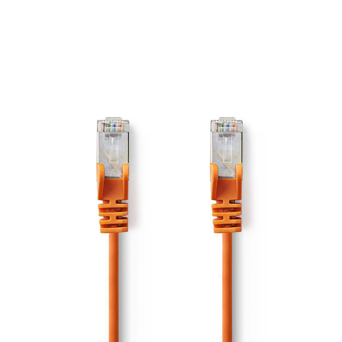 Aanbieding Netwerkkabels. CAT5e SF/UTP kabel oranje 3m