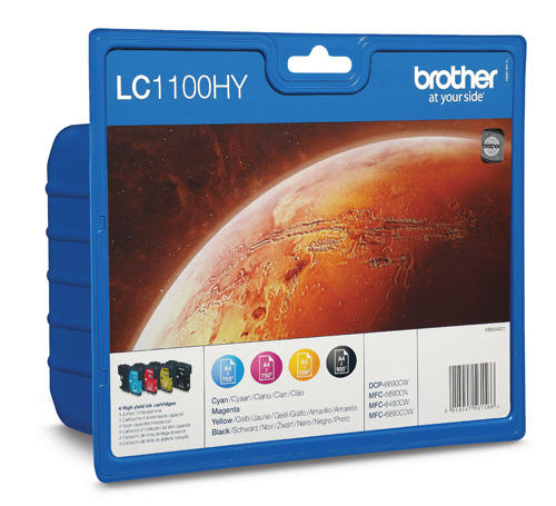Aanbieding Cartridges. Brother LC-1100XL Value pack