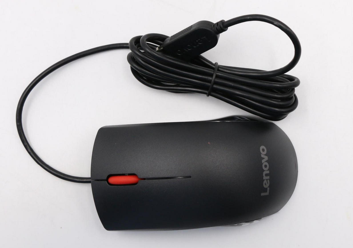 Aanbieding Muizen. Lenovo USB bedraade muis zwart