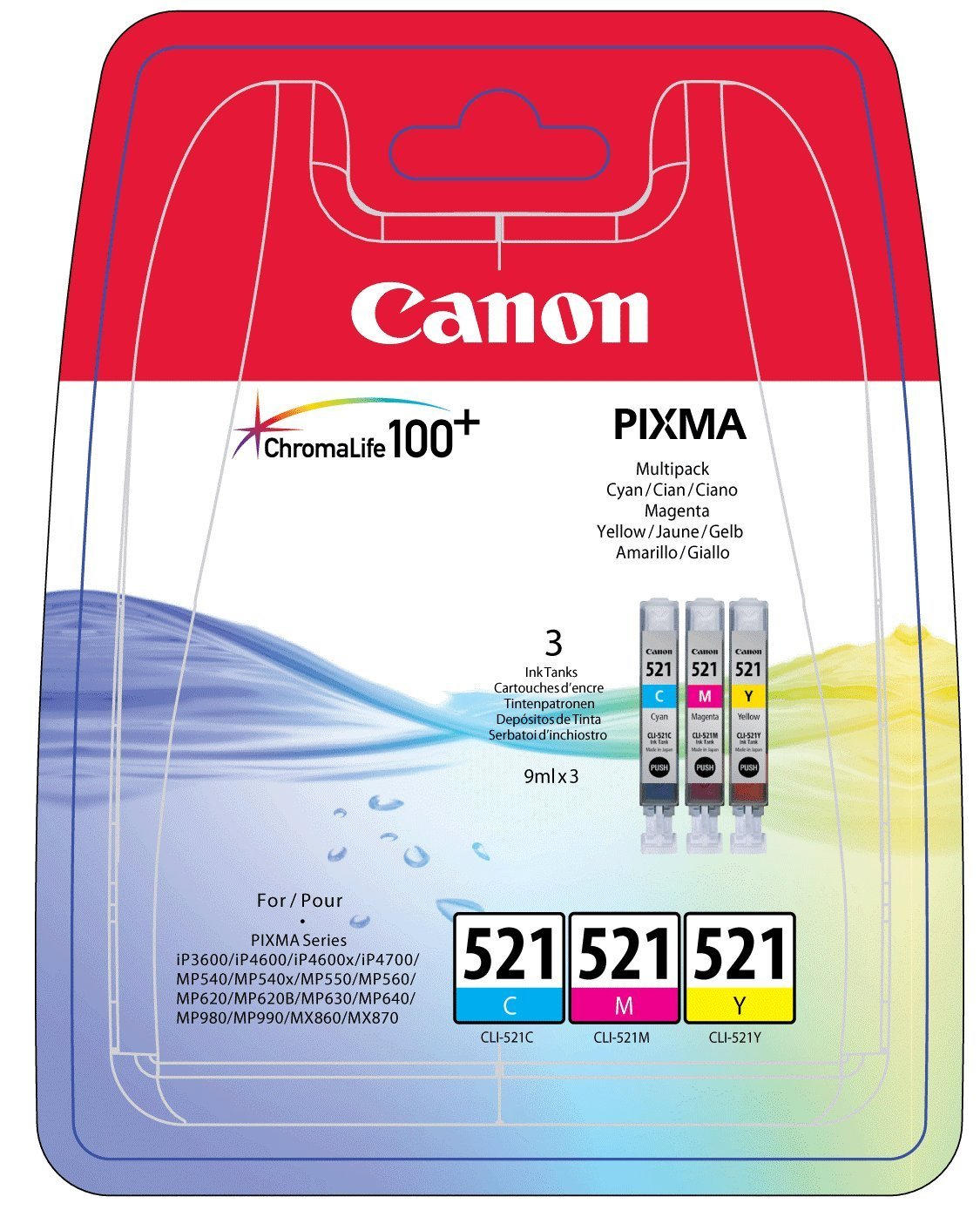 Aanbieding Cartridges. Canon PGI-550XL + CL-551 value pack