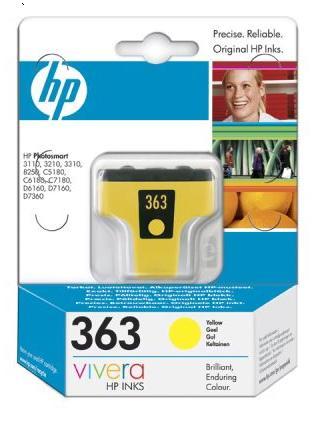 Aanbieding Cartridges. HP 363 geel