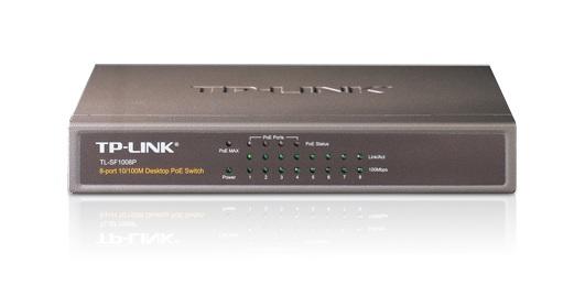 Aanbieding Switches. TP-Link TL-SF1008P PoE Switch