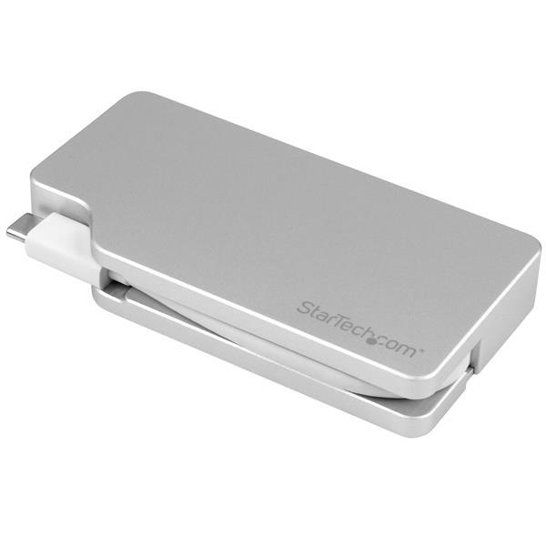 Aanbieding USB converters. StarTech USB-C 4-in-1 4K reisadapter