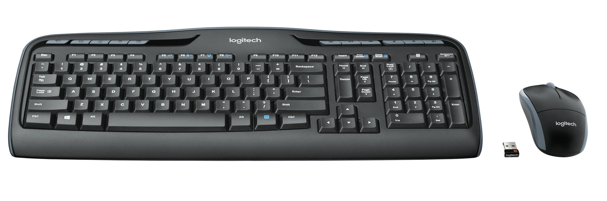Aanbieding Toetsenborden. Logitech MK330 desktop zwart