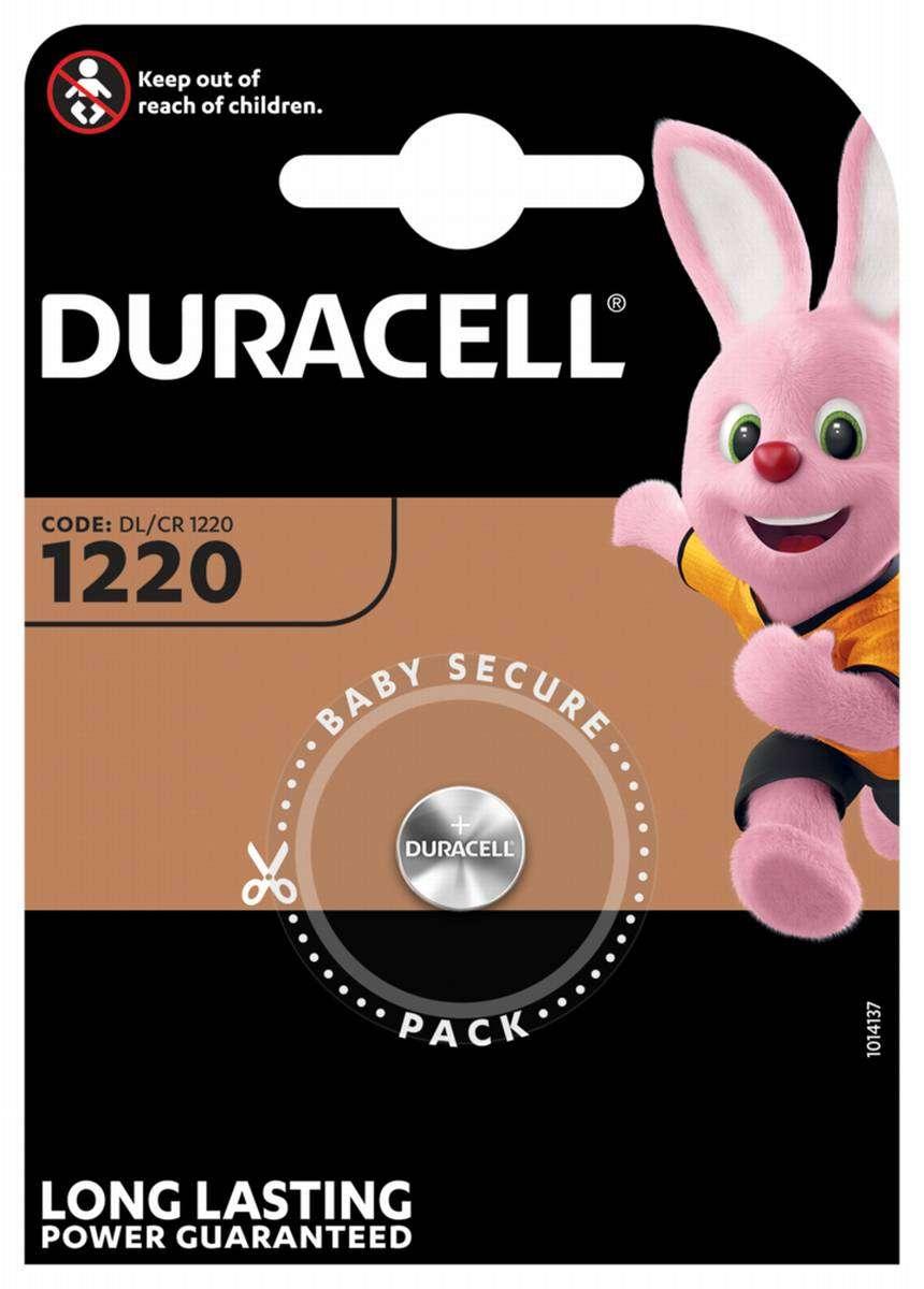 Aanbieding Batterijen. Duracell CR1220 knoopcelbatterij