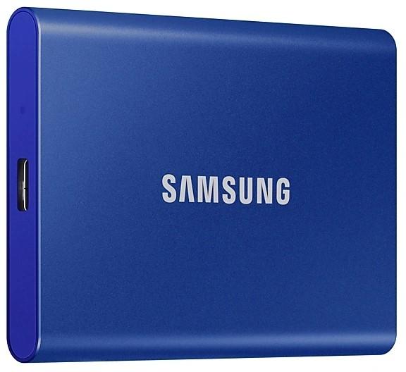 Aanbieding Externe SSD's. Samsung SSD T7 500TB blauw